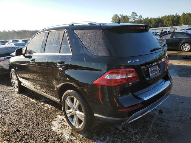 4JGDA5HBXCA009123 - 2012 MERCEDES-BENZ ML 350 4MATIC BLACK photo 3