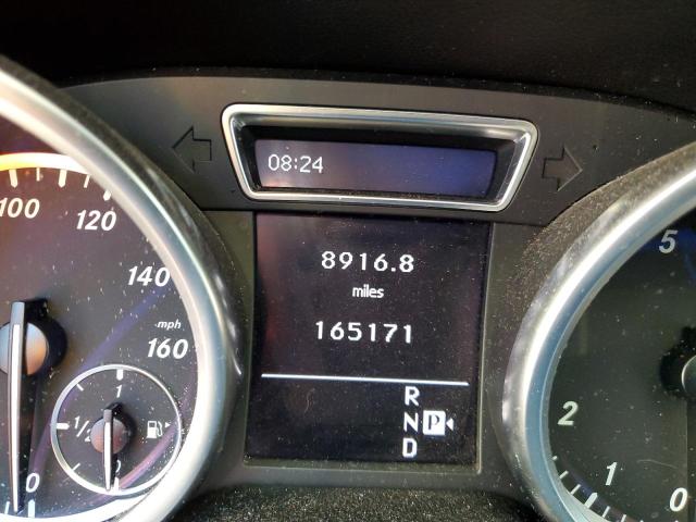 4JGDA5HBXCA009123 - 2012 MERCEDES-BENZ ML 350 4MATIC BLACK photo 8