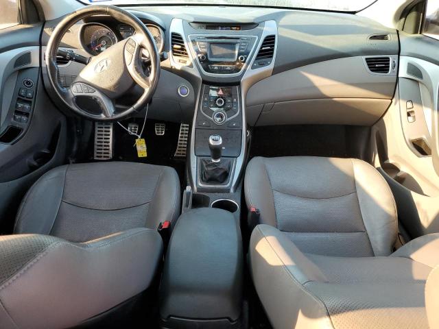 KMHDH4AH1EU043912 - 2014 HYUNDAI ELANTRA SE SILVER photo 8