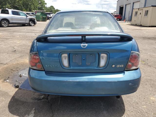 3N1CB51D63L715722 - 2003 NISSAN SENTRA XE BLUE photo 6