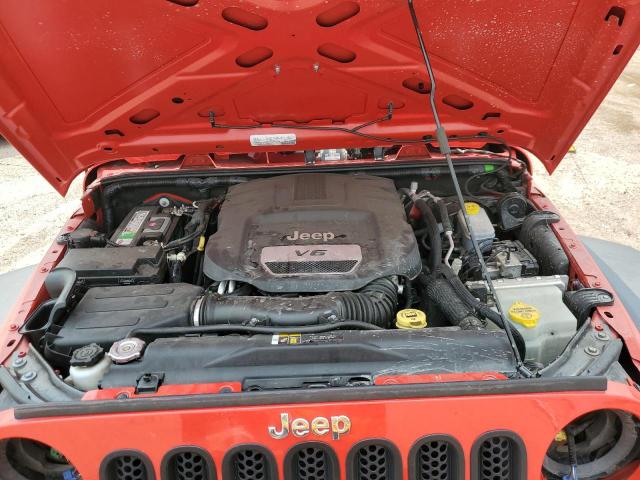 1C4BJWDG5JL910369 - 2018 JEEP WRANGLER U SPORT RED photo 11