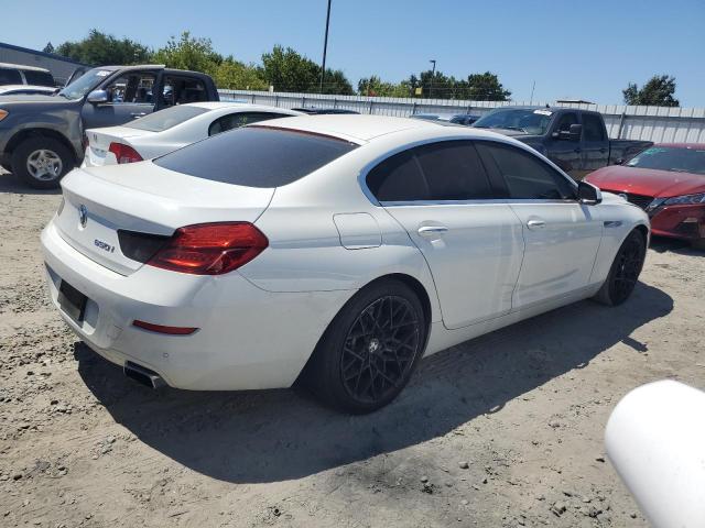 WBA6B2C5XED129223 - 2014 BMW 650 I GRAN COUPE WHITE photo 3