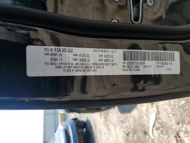 2C3CDXCT7JH133310 - 2018 DODGE CHARGER R/T أسود صورة 12