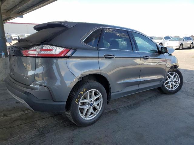 2FMPK4J98NBA53513 - 2022 FORD EDGE SEL GRAY photo 3