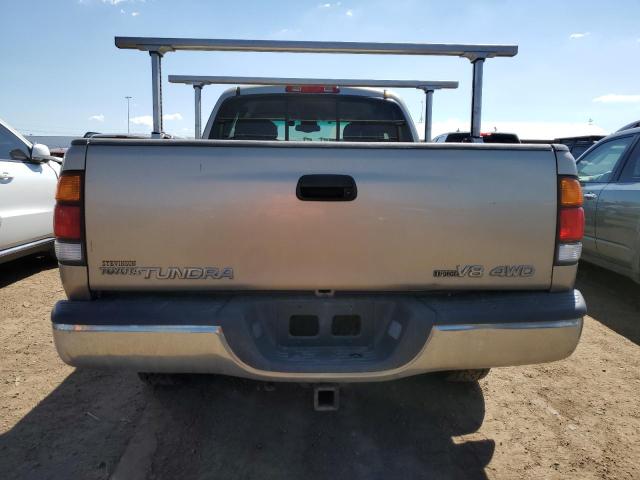 5TBBT441X2S330215 - 2002 TOYOTA TUNDRA ACCESS CAB ოქროსფერი ფოტო 6