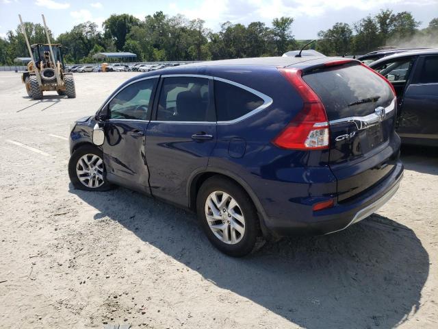 5J6RM3H59FL011996 - 2015 HONDA CR-V EX BLUE photo 2