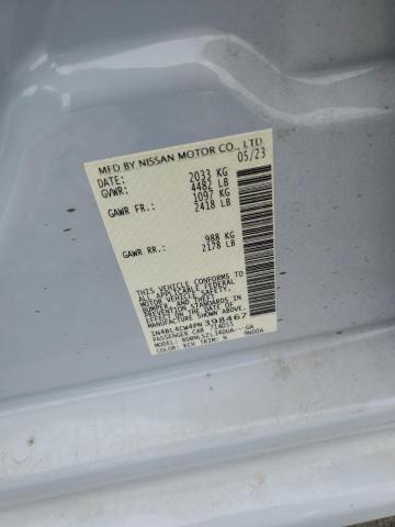 1N4BL4CW4PN398467 - 2023 NISSAN ALTIMA SR 白色 照片 12