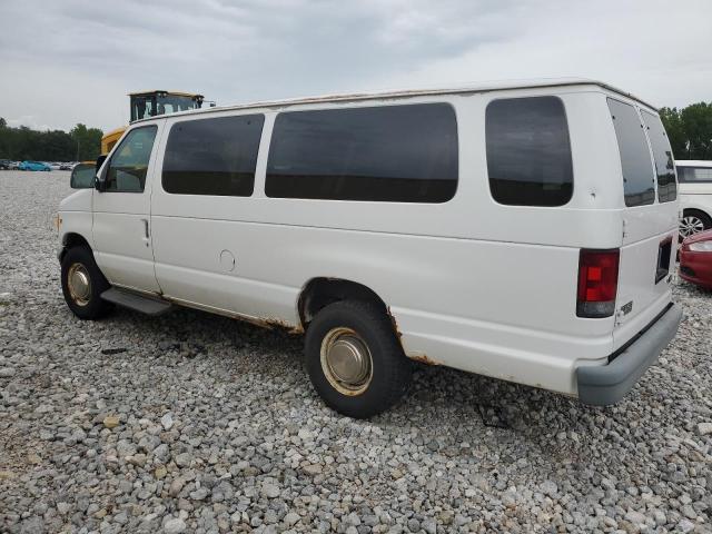 1FBSS31LX2HB63406 - 2002 FORD ECONOLINE E350 SUPER DUTY WAGON WHITE photo 2