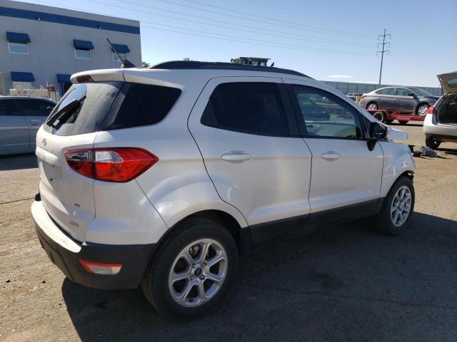 MAJ3S2GEXKC287827 - 2019 FORD ECOSPORT SE WHITE photo 3