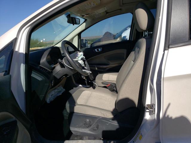 MAJ3S2GEXKC287827 - 2019 FORD ECOSPORT SE WHITE photo 7