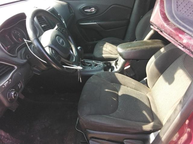 1C4PJLCX7KD353790 - 2019 JEEP CHEROKEE LATITUDE Czerwony zdjęcie 7