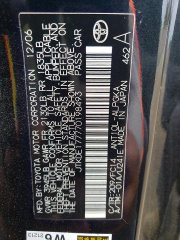 JTKDE177770198493 - 2007 TOYOTA SCION TC 石墨色 照片 12