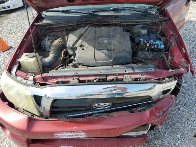 3TMJU62N77M040247 - 2007 TOYOTA TACOMA DOUBLE CAB PRERUNNER MAROON photo 11