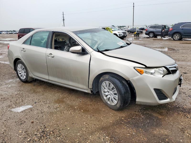 4T4BF1FK4DR320959 - 2013 TOYOTA CAMRY L GOLD photo 4