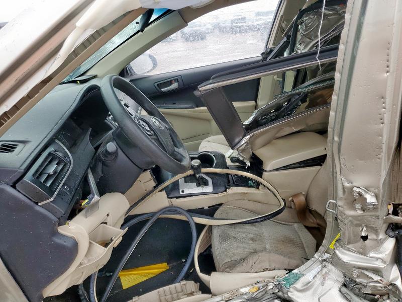 4T4BF1FK4DR320959 - 2013 TOYOTA CAMRY L GOLD photo 7
