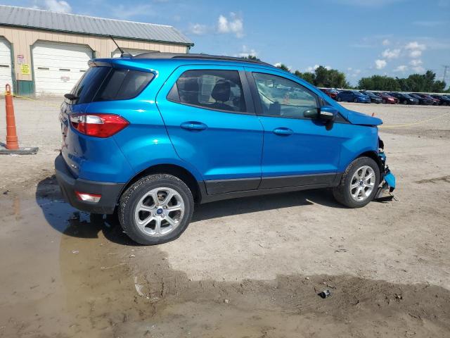 MAJ6S3GL0KC289135 - 2019 FORD ECOSPORT SE Bleu photo 3