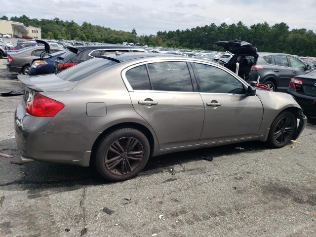 JN1CV6AR9AM461175 - 2010 INFINITI G37 GRAY photo 3