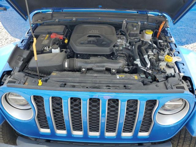 1C4JJXP69MW803266 - 2021 JEEP WRANGLER U SAHARA 4XE BLUE photo 12