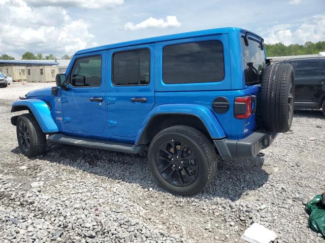 1C4JJXP69MW803266 - 2021 JEEP WRANGLER U SAHARA 4XE BLUE photo 2