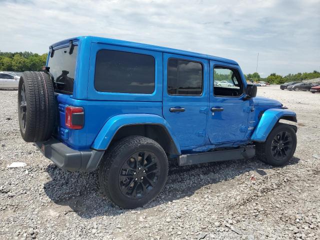 1C4JJXP69MW803266 - 2021 JEEP WRANGLER U SAHARA 4XE BLUE photo 3