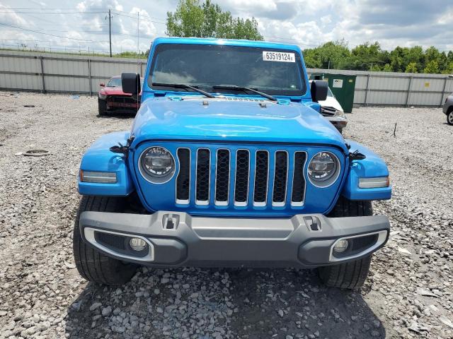 1C4JJXP69MW803266 - 2021 JEEP WRANGLER U SAHARA 4XE BLUE photo 5