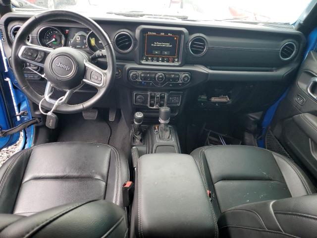 1C4JJXP69MW803266 - 2021 JEEP WRANGLER U SAHARA 4XE BLUE photo 8