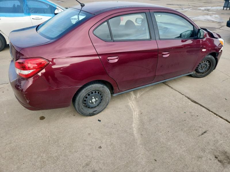 ML32F3FJ7LHF05814 - 2020 MITSUBISHI MIRAGE G4 ES 勃艮第红 照片 3