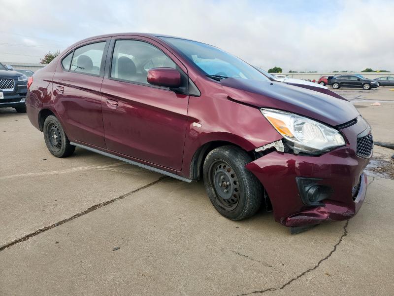 ML32F3FJ7LHF05814 - 2020 MITSUBISHI MIRAGE G4 ES 勃艮第红 照片 4