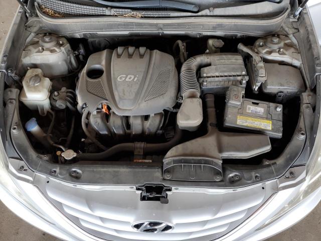 5NPEB4AC7DH587807 - 2013 HYUNDAI SONATA GLS SILVER photo 11