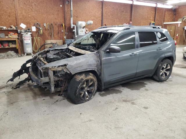 1C4PJMBS8EW142571 - 2014 JEEP CHEROKEE TRAILHAWK GRAY photo 1