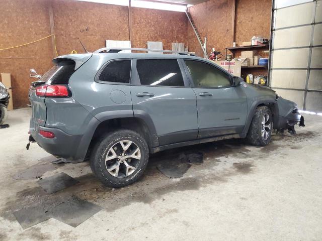1C4PJMBS8EW142571 - 2014 JEEP CHEROKEE TRAILHAWK GRAY photo 3