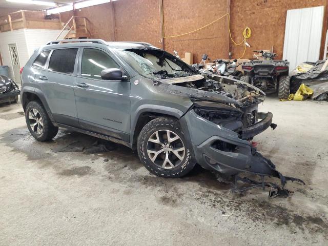 1C4PJMBS8EW142571 - 2014 JEEP CHEROKEE TRAILHAWK GRAY photo 4