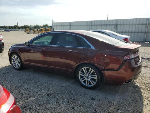 3LN6L2G93FR617043 - 2015 LINCOLN MKZ BURGUNDY photo 2