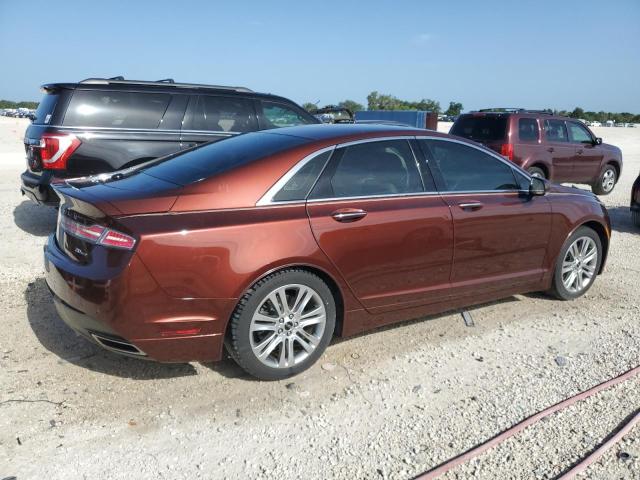 3LN6L2G93FR617043 - 2015 LINCOLN MKZ BURGUNDY photo 3
