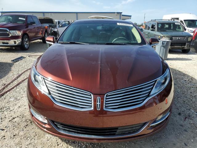3LN6L2G93FR617043 - 2015 LINCOLN MKZ BURGUNDY photo 5