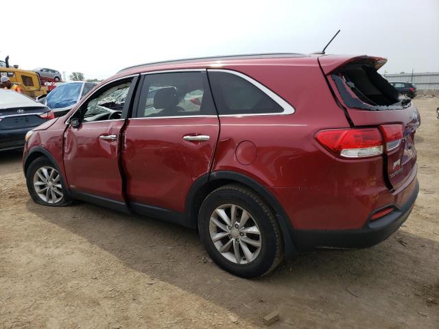 5XYPGDA30HG315414 - 2017 KIA SORENTO LX RED photo 2