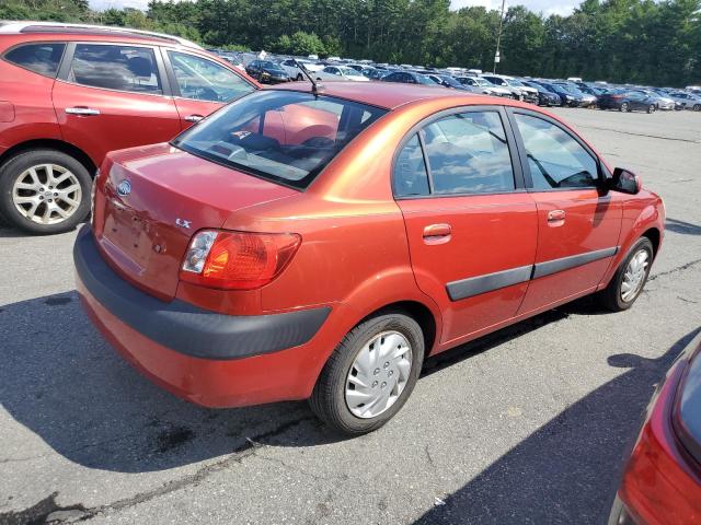 KNADE123076253534 - 2007 KIA RIO BASE RED photo 3