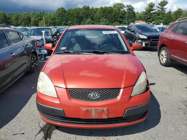 KNADE123076253534 - 2007 KIA RIO BASE RED photo 5