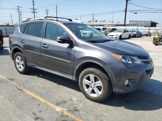 2T3WFREV7EW129082 - 2014 TOYOTA RAV4 XLE GRAY photo 4