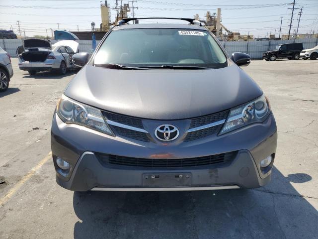 2T3WFREV7EW129082 - 2014 TOYOTA RAV4 XLE GRAY photo 5
