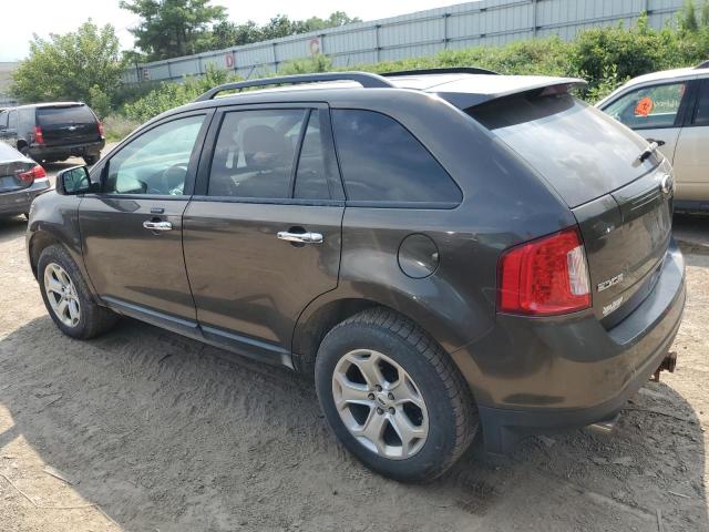 2FMDK3JC6BBA15752 - 2011 FORD EDGE SEL BLACK photo 2