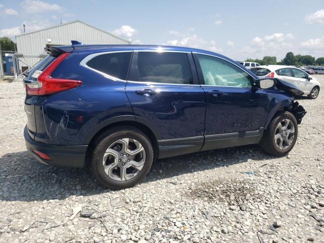 2HKRW2H89KH638135 - 2019 HONDA CR-V EXL BLUE photo 3