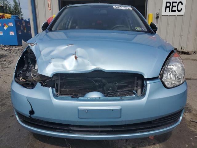 KMHCM3AC1AU161359 - 2010 HYUNDAI ACCENT BLUE BLUE photo 5