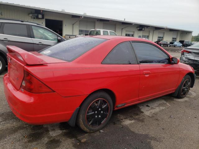 1HGEM229X1L034840 - 2001 HONDA CIVIC SI RED photo 3