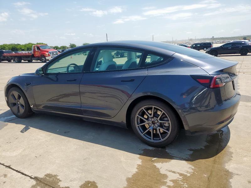 5YJ3E1EA6MF977964 - 2021 TESLA MODEL 3 BLUE photo 2