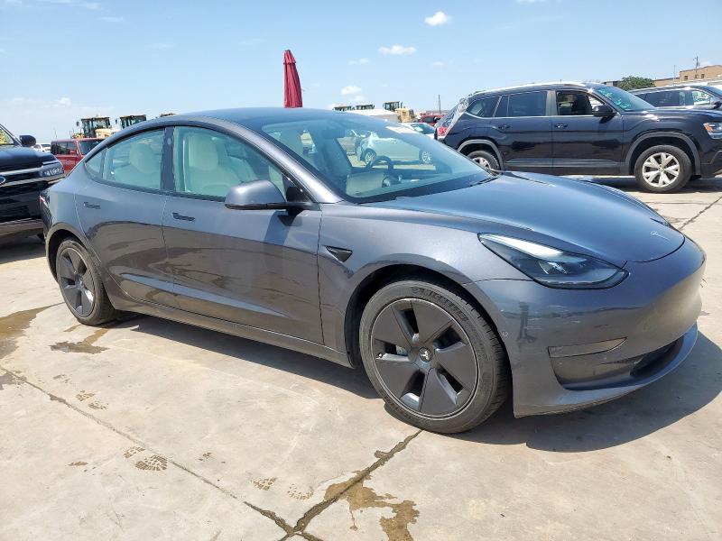 5YJ3E1EA6MF977964 - 2021 TESLA MODEL 3 BLUE photo 4