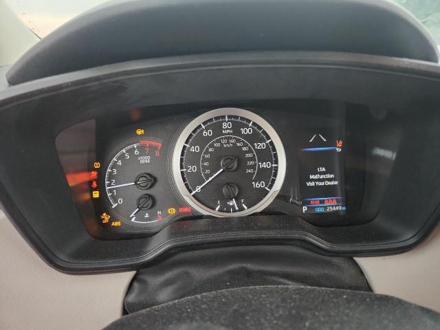 JTDEPMAE5MJ137793 - 2021 TOYOTA COROLLA LE SILVER photo 9