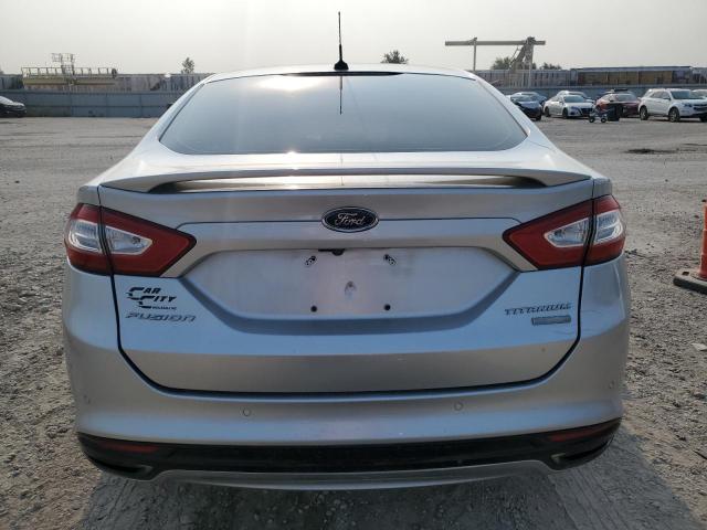 3FA6P0K9XGR361317 - 2016 FORD FUSION TITANIUM SILVER photo 6