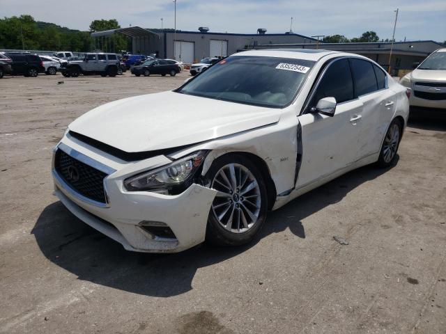 JN1EV7AP7JM363792 - 2018 INFINITI Q50 LUXE WHITE photo 1