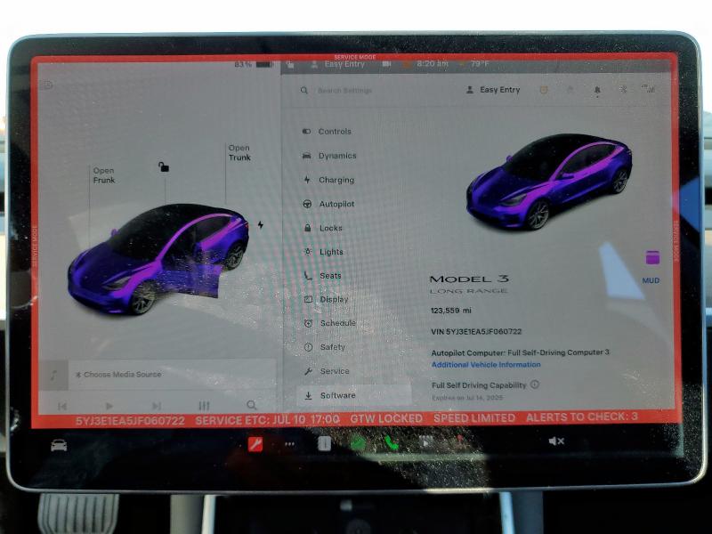 5YJ3E1EA5JF060722 - 2018 TESLA MODEL 3 Күміс фото 9